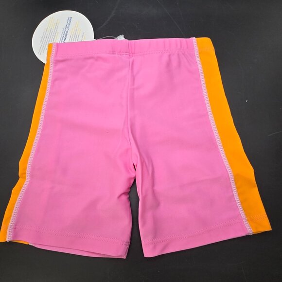 SunBusters Kids UPF 50+ Pink & Orange Swim Shorts 2-3Yrs Reef Safe JJ4131 - Picture 2 of 5